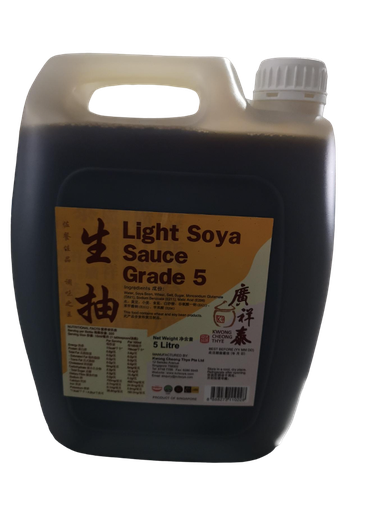 [L04] Grade 5 Light Soy Sauce 生抽  BTL/桶